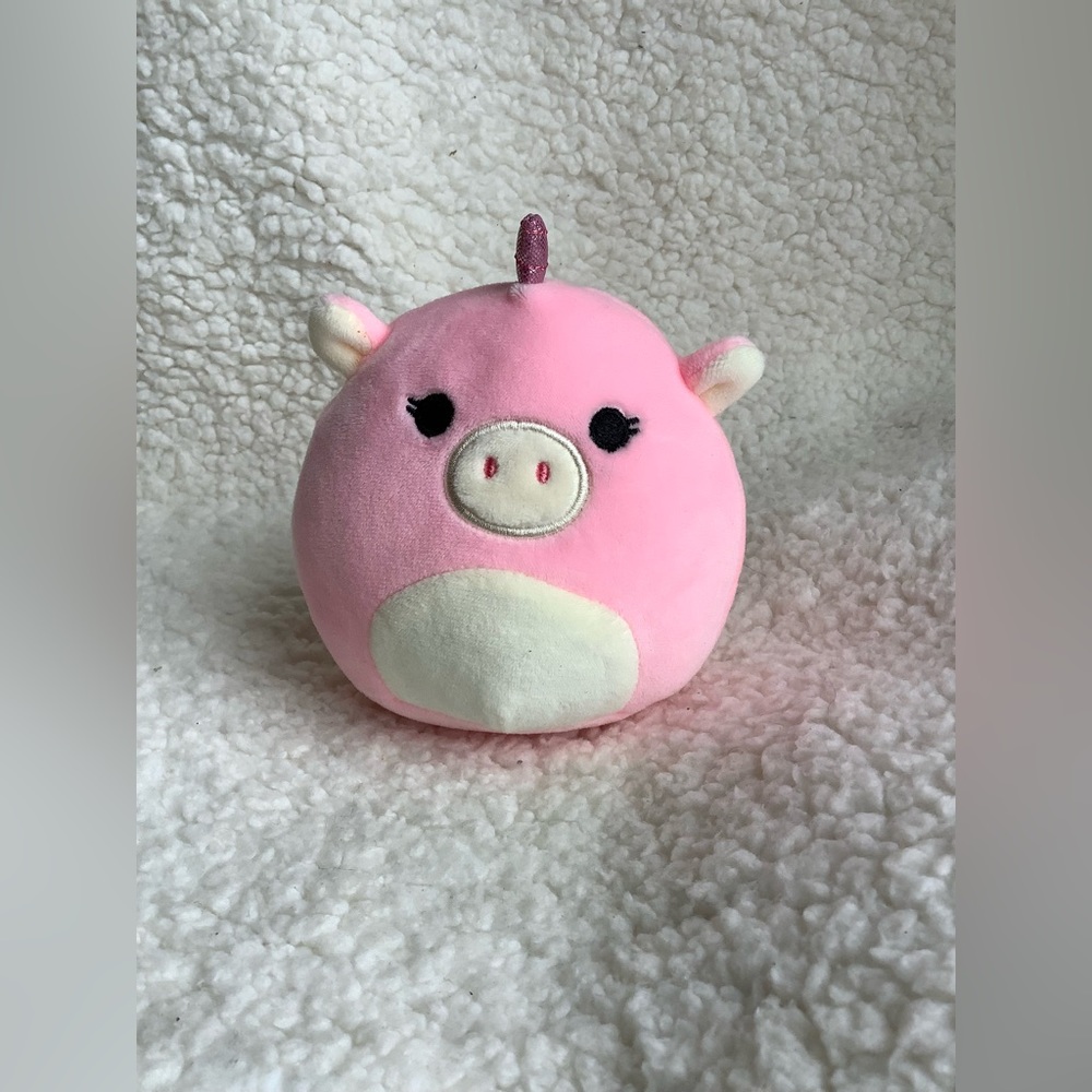 Kelly Toy Squishmallow Zoe Pink Unicorn Stuffed Animal Plush 5 inch